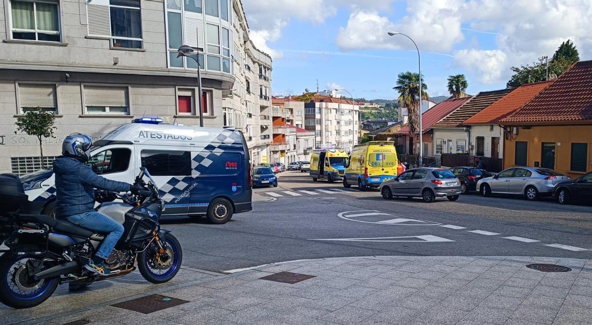 El atropello ocurrió en un paso de cebra de la calle Doutor Carracido, en Vigo.