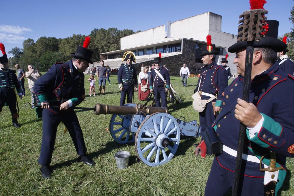 Recreació d''una batalla dels setges napoleònics a Fontajau