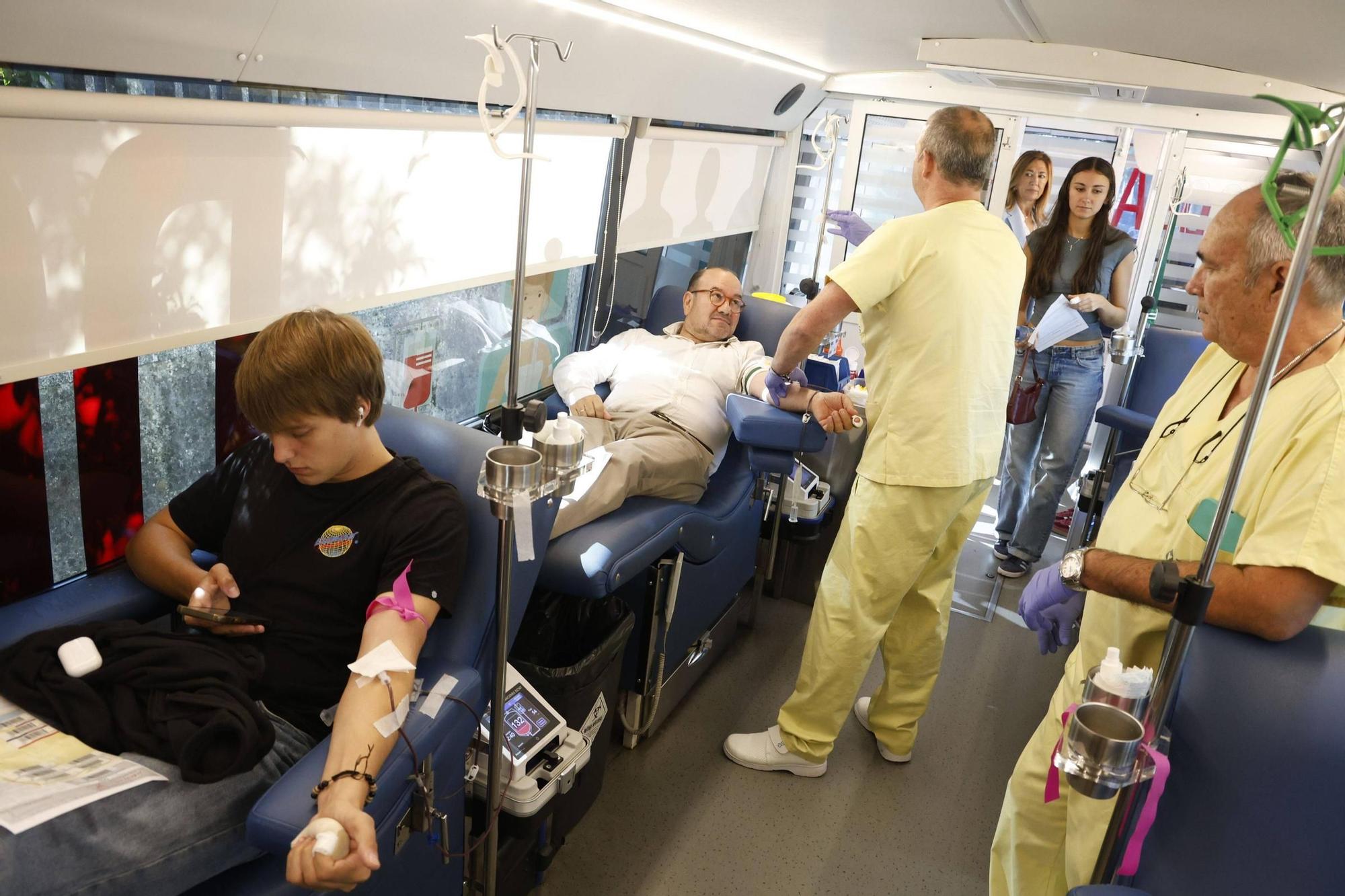 A USC inaugura a nova campaña de doazón de sangue das universidades galegas