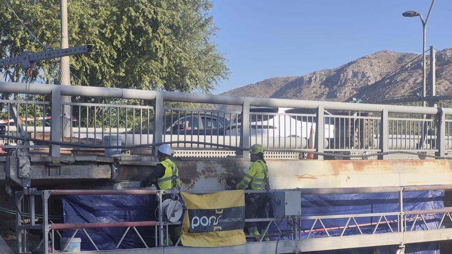 Comencen les obres de reparació del pont sobre el Ter a Torroella de Montgrí