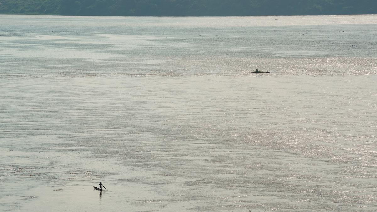 Río Congo a la altura de la capital de RDC, Kinshasa.