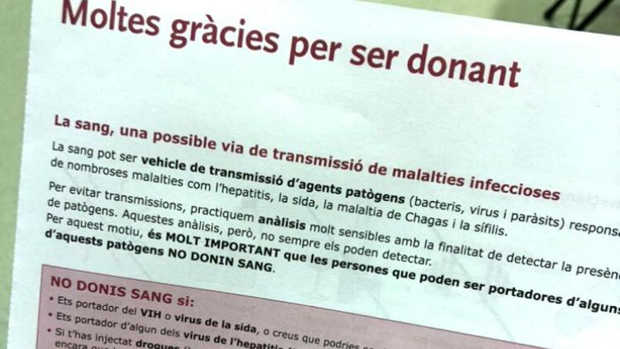 Jornada de donació de sang a Figueres aquest dissabte 27 de novembre