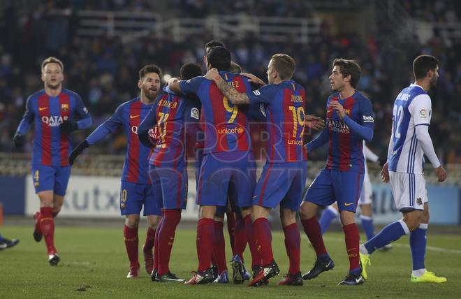 Real Sociedad,0 - FC Barcelona,1