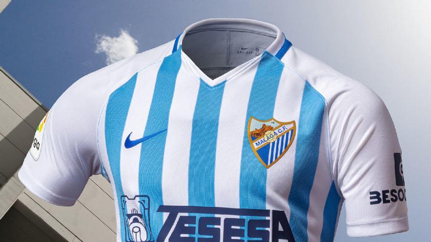 La camiseta del Málaga CF para la próxima temporada.