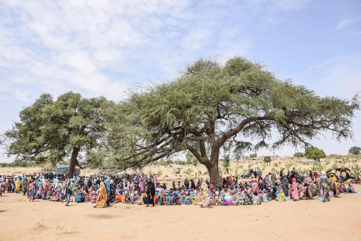 Éxodo de refugiados sudaneses hacia El Chad