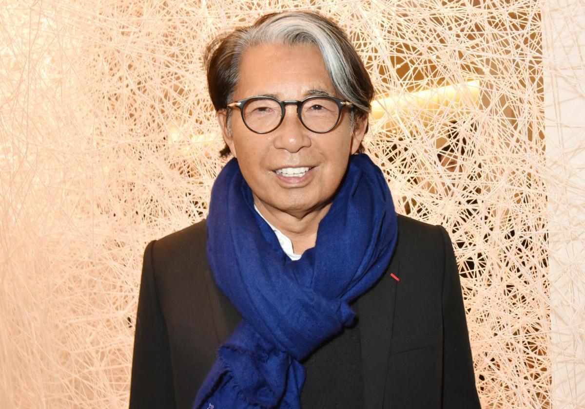 PARIS, FRANCE - JANUARY 15:  Fashion designer Kenzo Takada attends Where Are We Going : Chiharu Shiota Installation Preview At le Bon Marche Rive Gauche on January 15, 2017 in Paris, France. (Photo by Foc Kan/WireImage) FILE: Fashion Designer Kenzo Takada Dies Aged 81 From Covid-19.