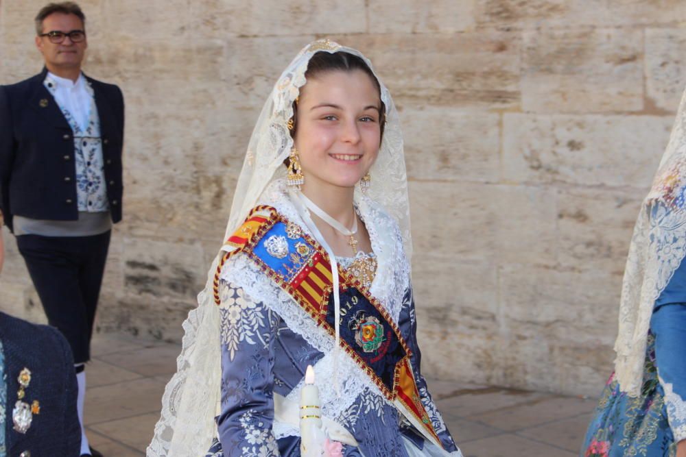 Falleras mayores 2019 en la Procesión de la Virgen