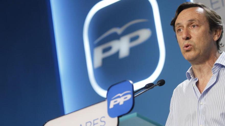 El portavoz del PP en el Congreso, Rafael Hernando.