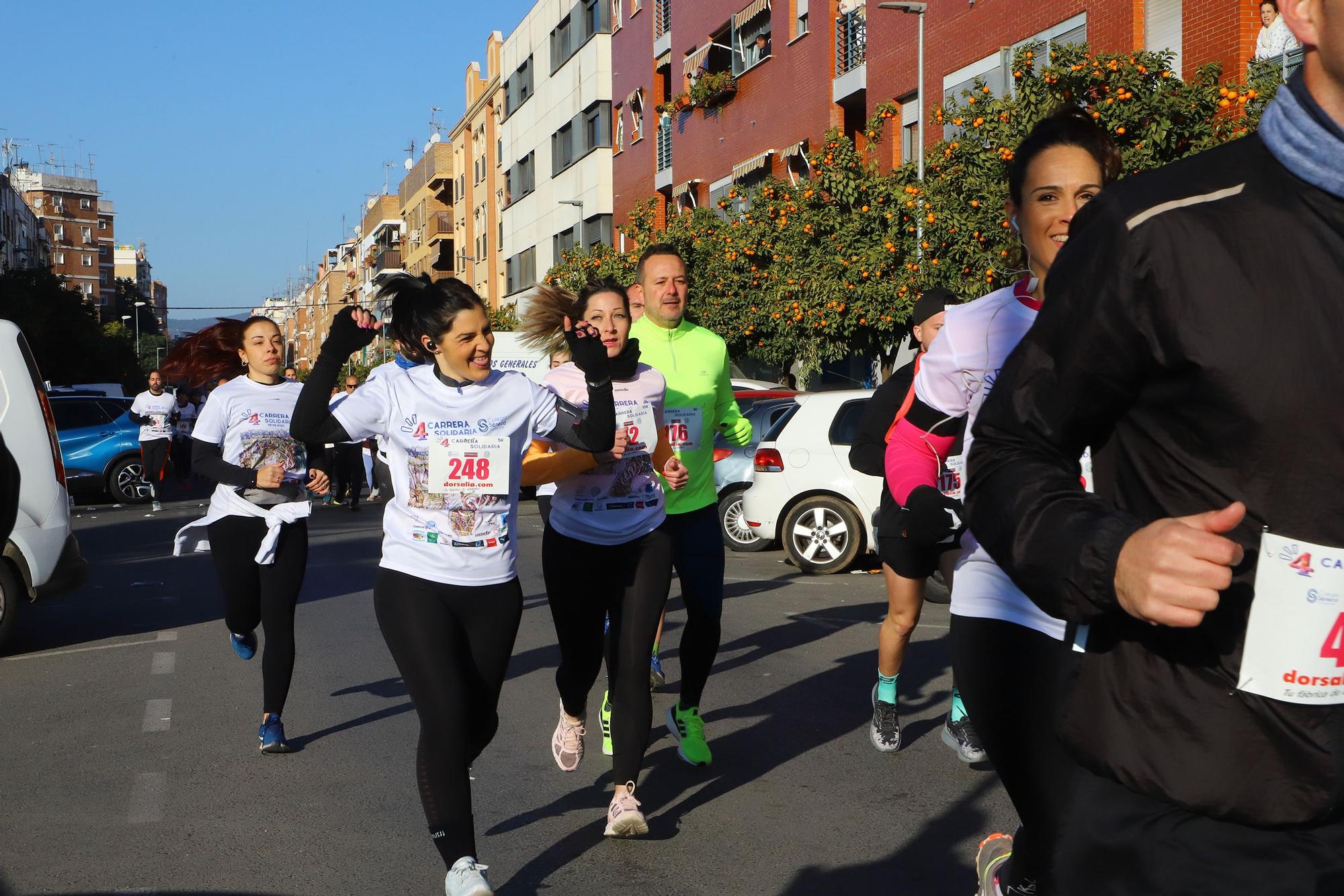 Carrera solidaria a favor del banco de alimentos de la parroquia de Fátima.