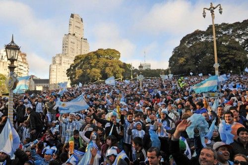 La clasificación para la final del Mundial desbordó de alegría a los aficionados argentinos