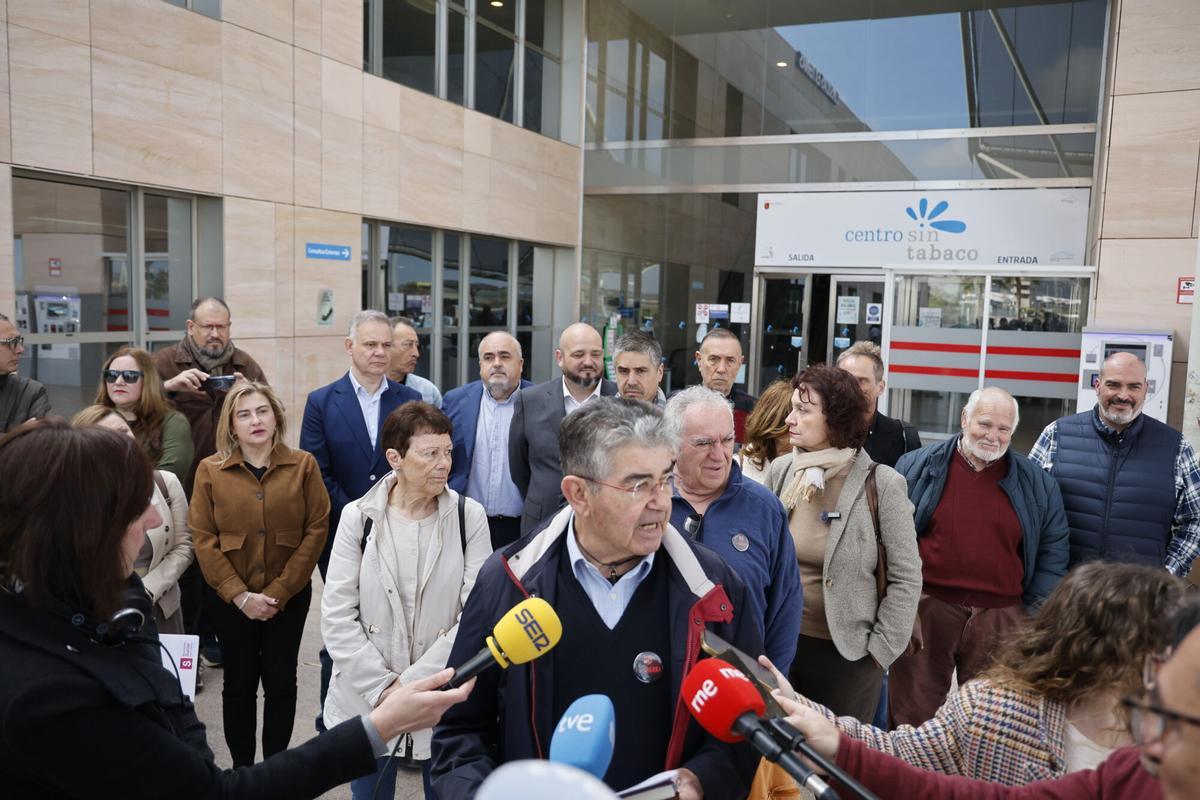 Presentación de la Comisión de Seguimiento del cambio de la fachada del Hospital de Santa Lucía en Cartagena