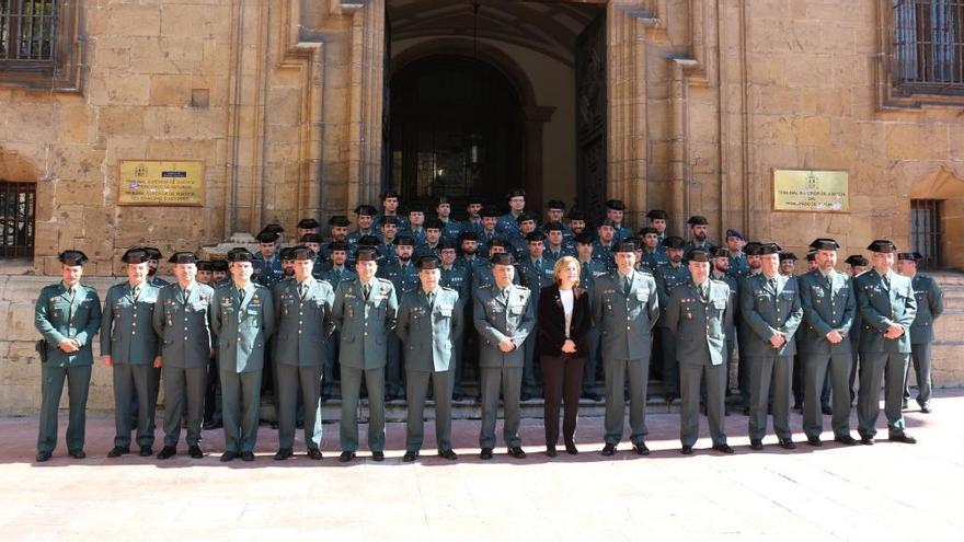 Cuarenta capitanes de la Guardia Civil buscan su ascenso en territorio asturiano