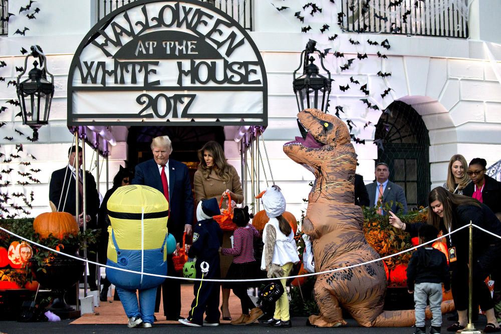 Los Trump celebran Halloween en la Casa Blanca