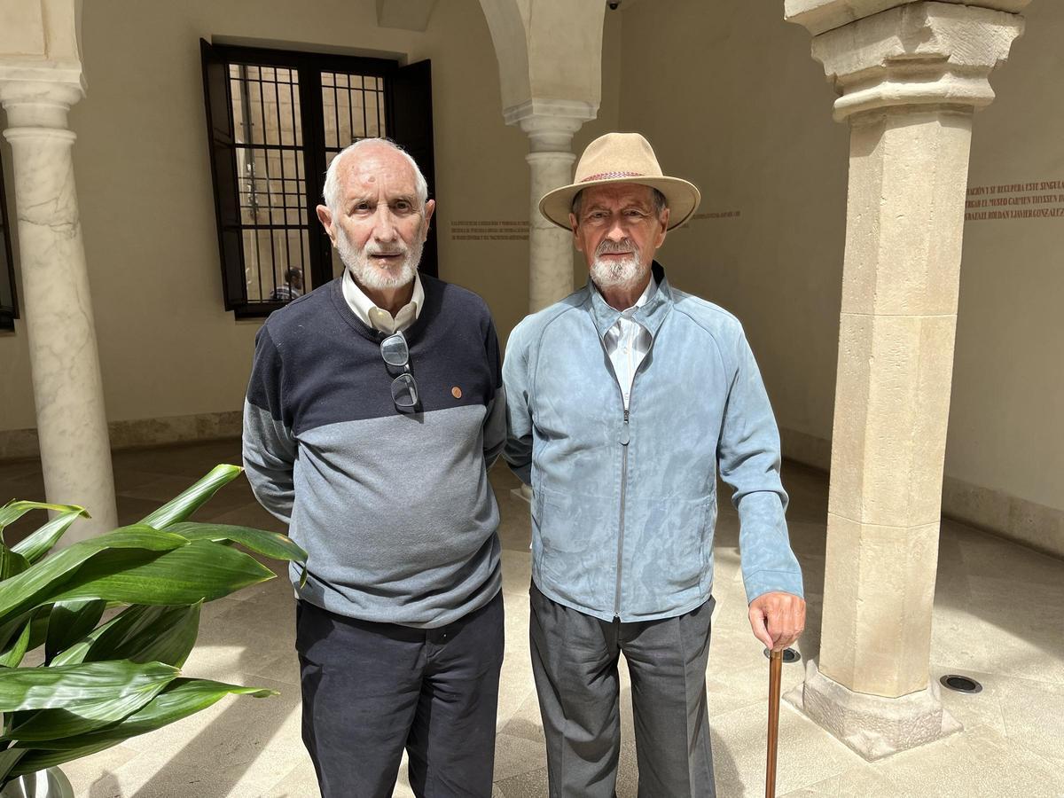 El presidente de la plataforma, Antonio Morales, y el vicepresidente, José Gutiérrez Valenzuela