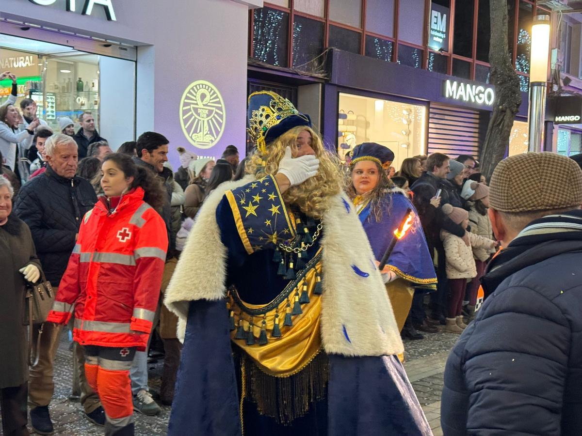 La cabalgata de Reyes Magos recorre las calles de Don Benito