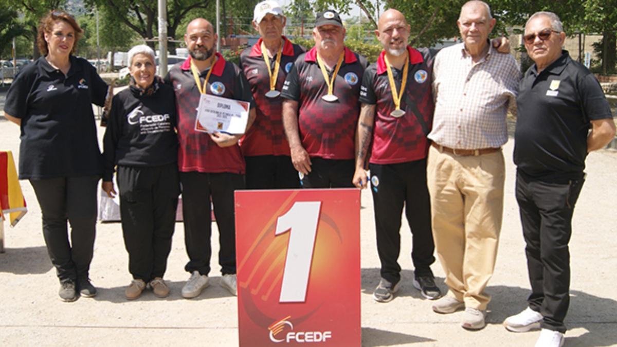 El Club Petanca Martorell es proclama campió de la Lliga Catalana de petanca inclusiva