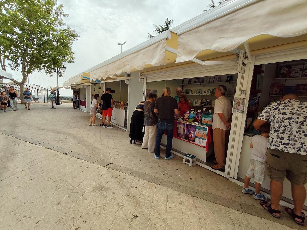 Última jornada de la Feria del Libro en Benavente.