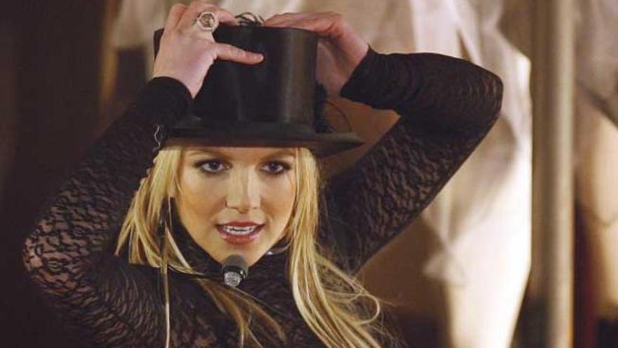 Britney Spears, durante una de sus actuaciones.