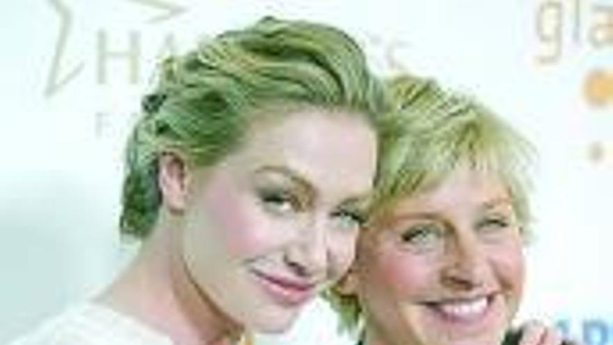 Portia de Rossi y Ellen DeGeneres.