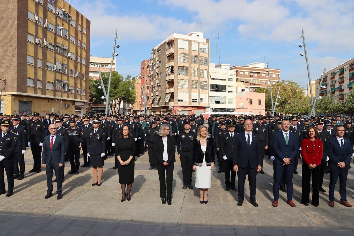 Condecoración a policías locales en Xirivella, el pasado 12 de noviembre