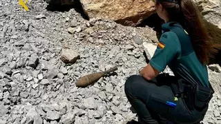 Destruido un proyectil de la Guerra Civil en Palencia