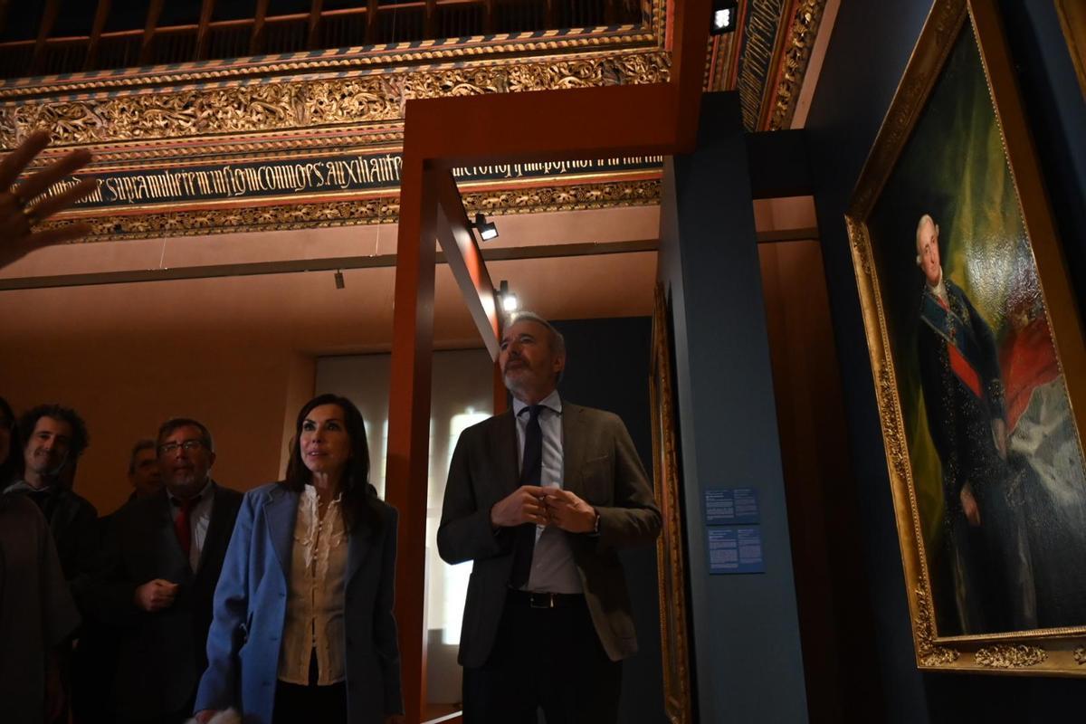 En imágenes | Las obras de Goya ya brillan en La Aljafería En imágenes | Las obras de Goya ya brillan en La Aljafería