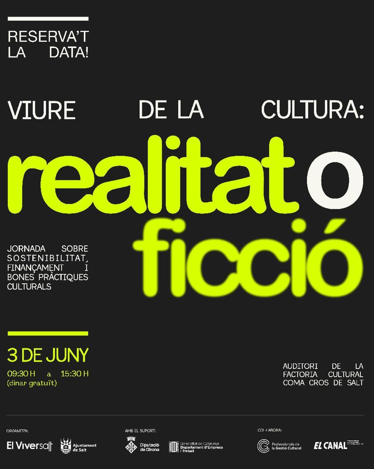 El cartell de l'activitat.