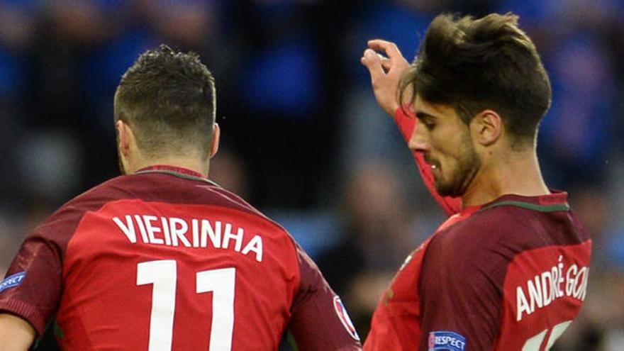 André Gomes con Portugal.