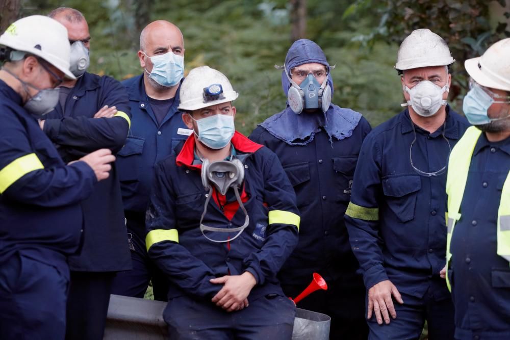 Protestas contra los despidos en Alcoa San Cibrao