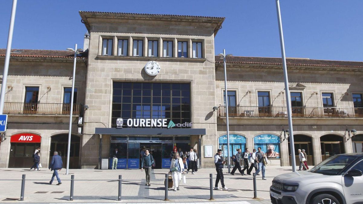 Estación de tren de Ourense.