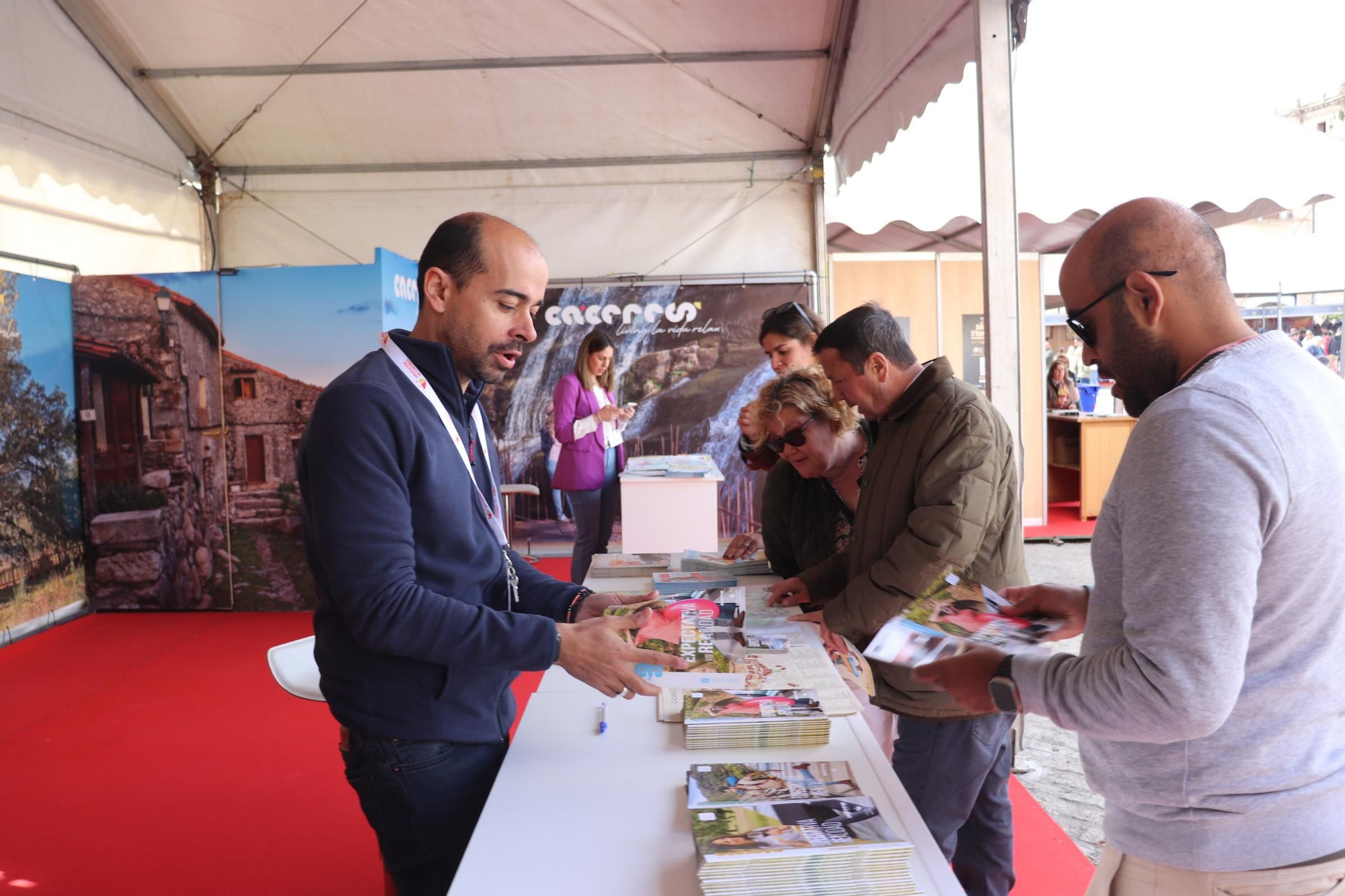 Primera jornada de la Feria Nacional del Queso de Trujillo