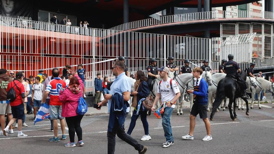 Recibimiento valencianista en Mestalla