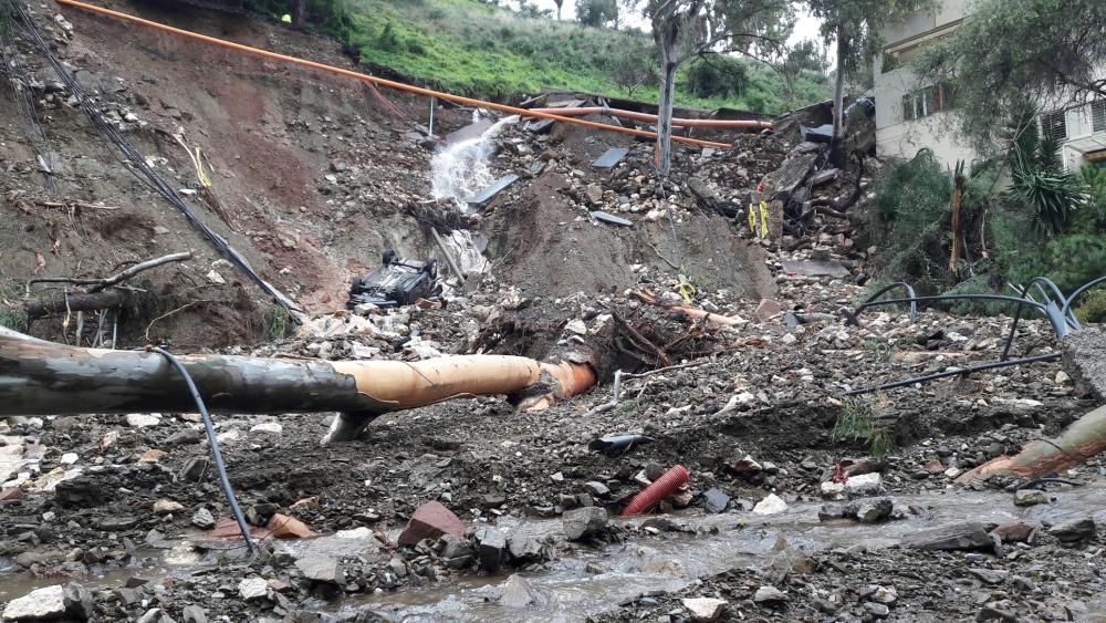 Cerrado de Calderón ha sido la zona más afectada por la tormenta.