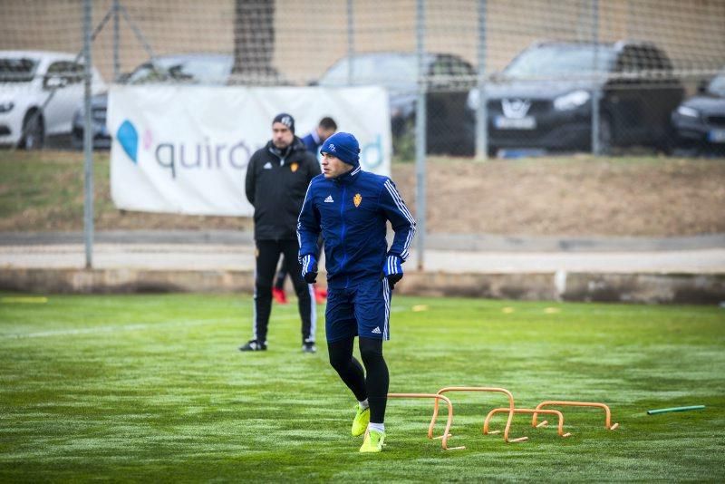 Entrenamiento del Real Zaragoza de hoy 30 de diciembre