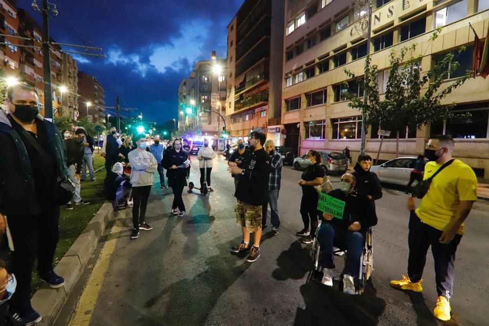 Hosteleros protestan en Murcia