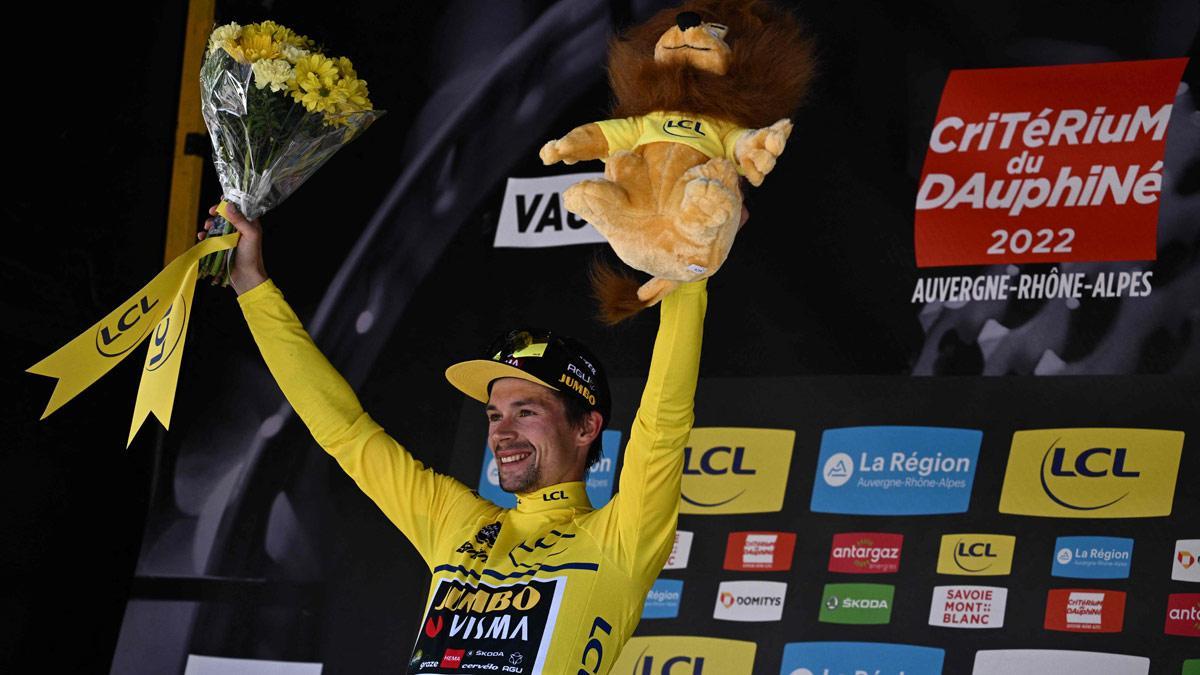 Roglic, nuevo líder de la general del Dauphiné