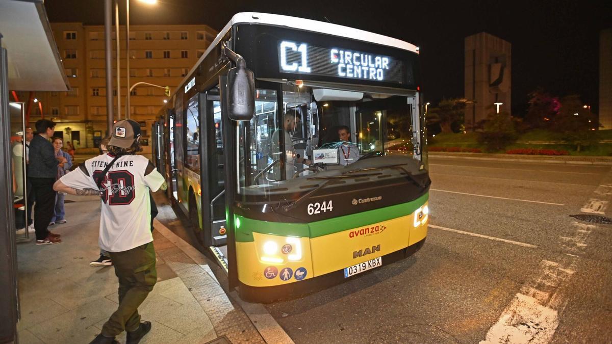 Un autobús de Vitrasa.