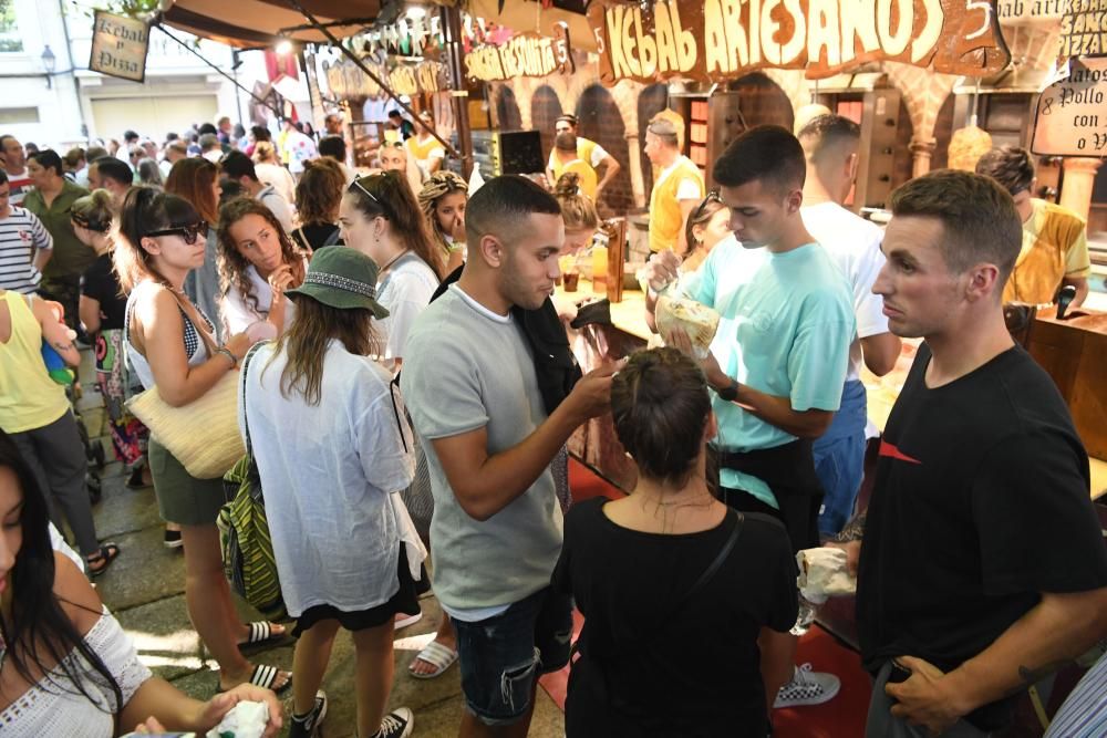 Último día de la Feria Medieval de A Coruña