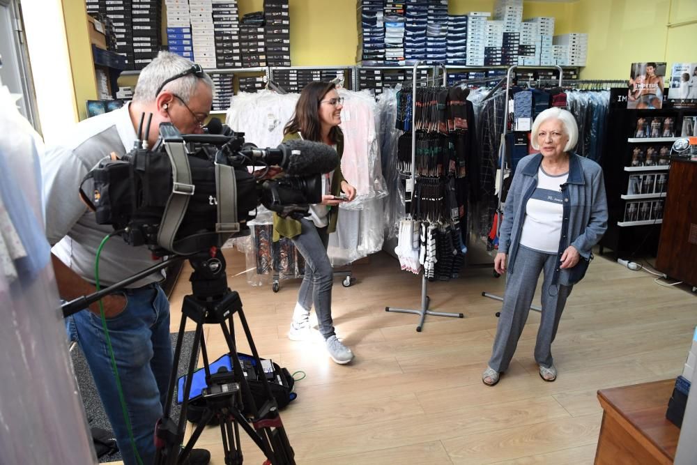 La coruñesa de 78 años ha decidido jubilarse seis décadas después de empezar a trabajar.