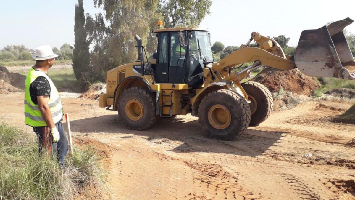 Los trabajos de mejora de la carretera ya han comenzado. | LEVANTE-EMV