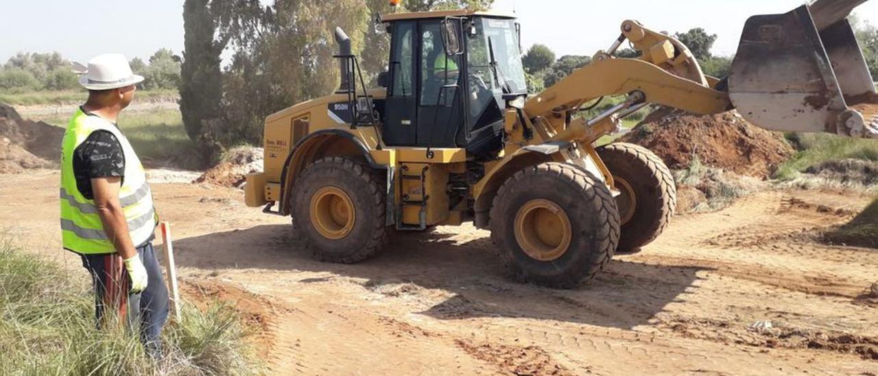 Los trabajos de mejora de la carretera ya han comenzado. | LEVANTE-EMV