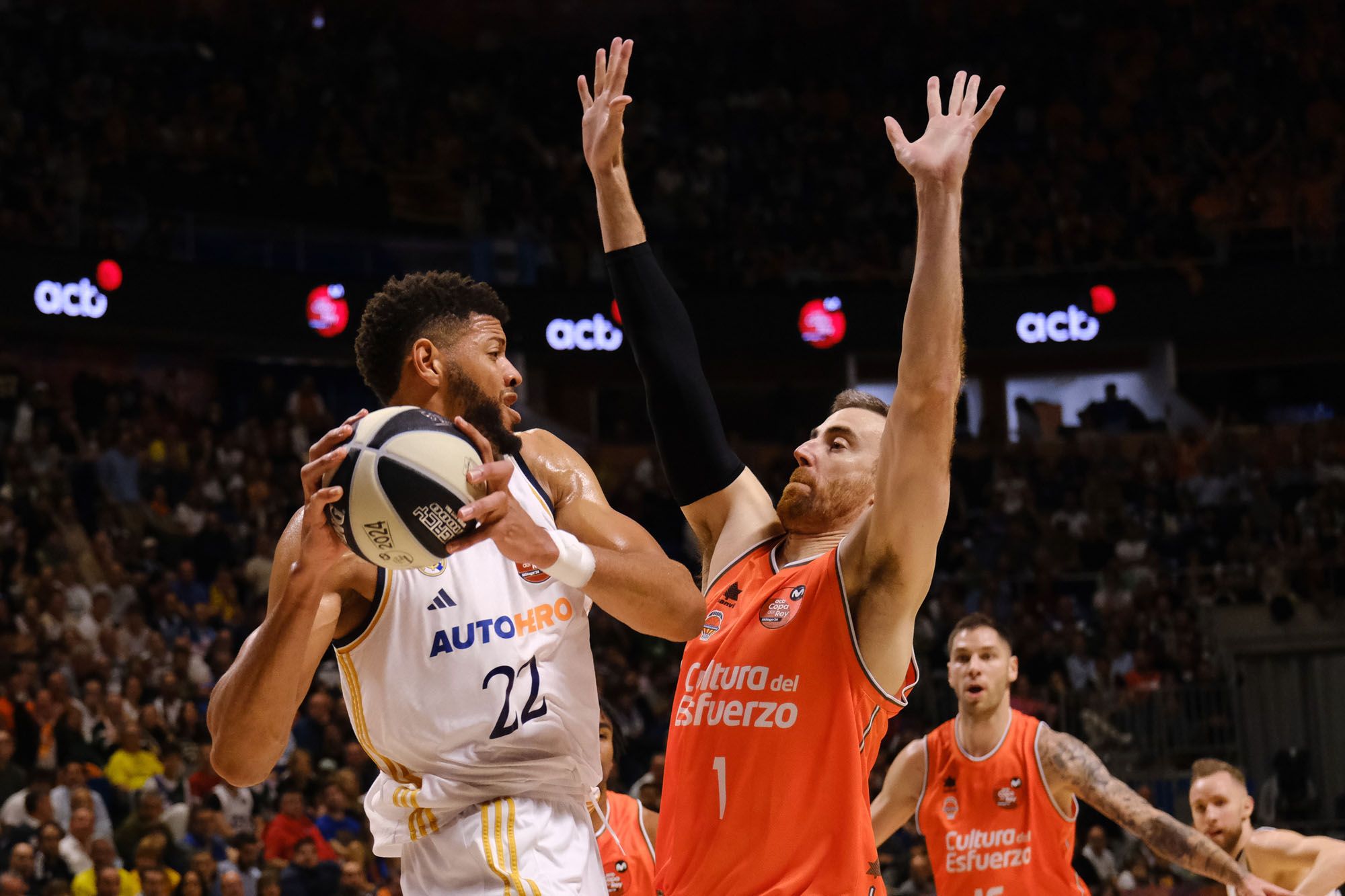 Real Madrid - Valencia Basket, semifinal de la Copa del Rey de 2024.