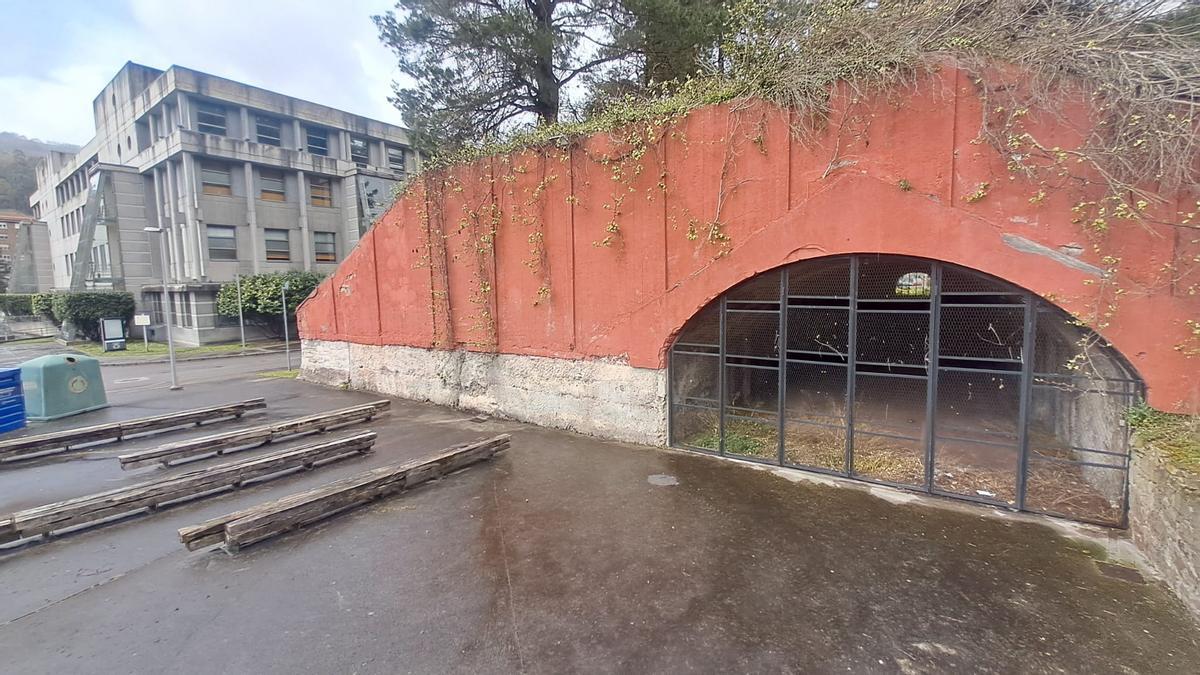 El túnel del cargadero de carbón del pozo Barredo.