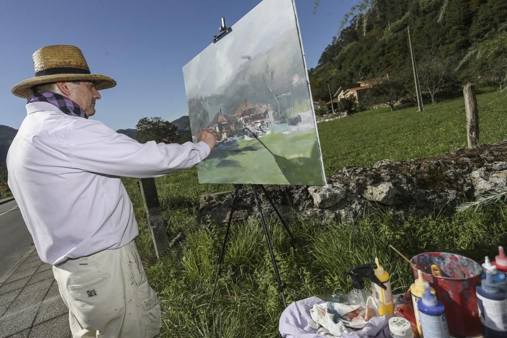 Concurso de pintura rápida en Bueño