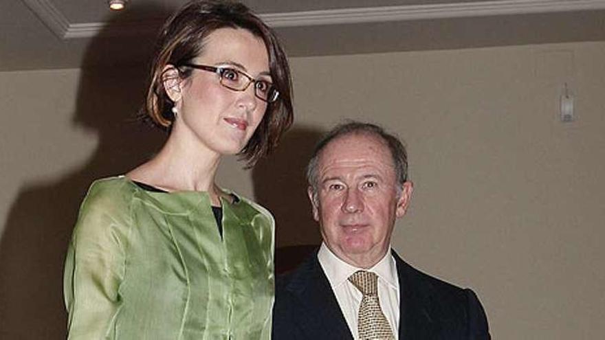 Alicia González y Rodrigo Rato.