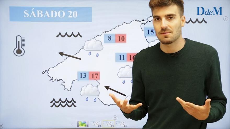 Previsión del tiempo para el fin de semana en Mallorca: vuelven los cielos encapotados y las lluvias