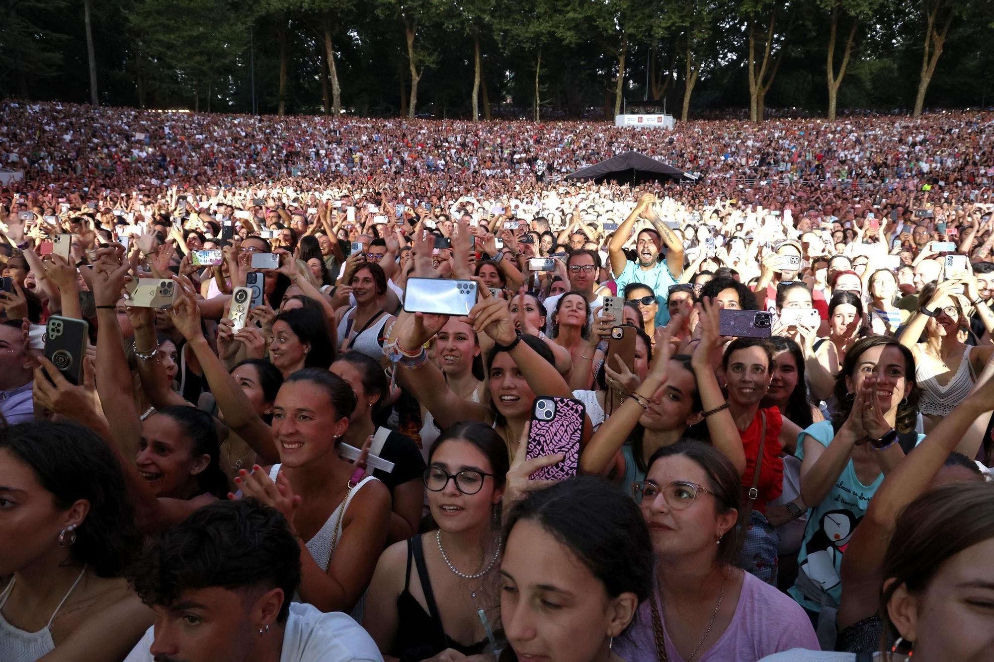 El concierto de Luis Fonsi en Castrelos, en imágenes