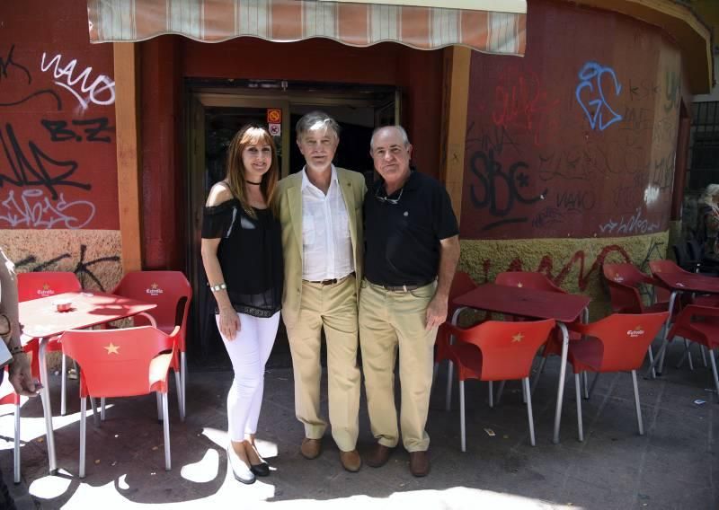 Hallados restos de un torreón romano entre una tienda y un bar de Zaragoza