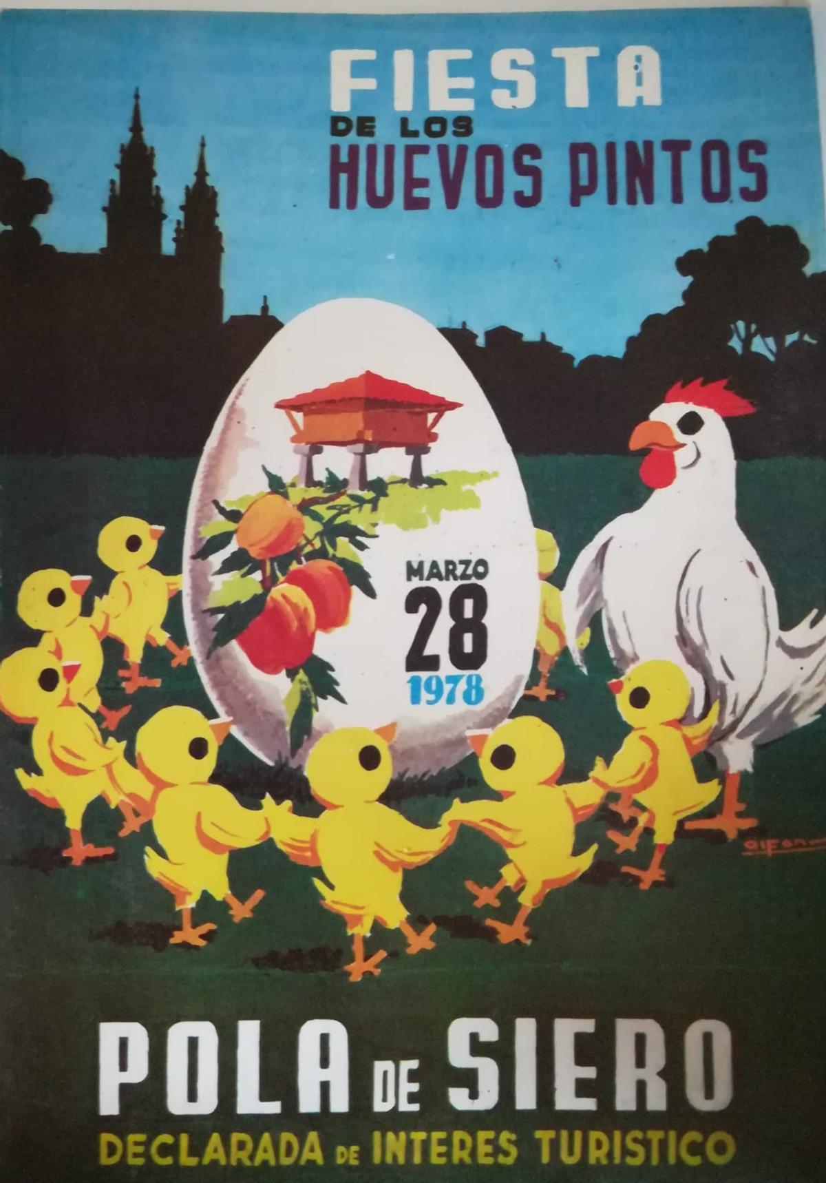 Los carteles de Güevos Pintos: así se dibujó la tradición polesa a lo largo de los años Los carteles de Güevos Pintos: así se dibujó la tradición polesa a lo largo de los años