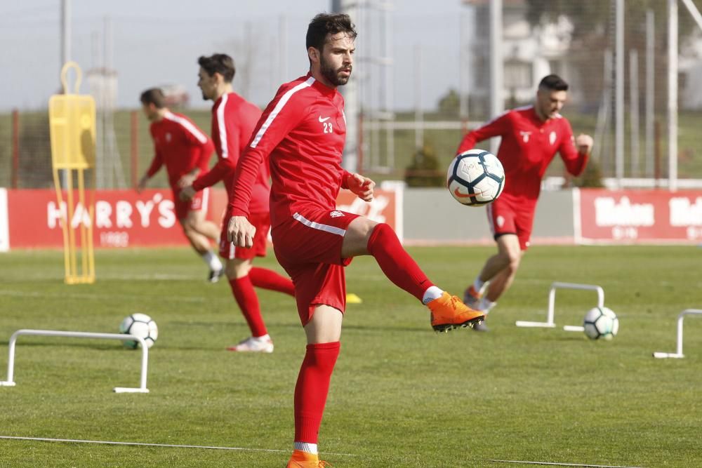 Entrenamiento del Sporting